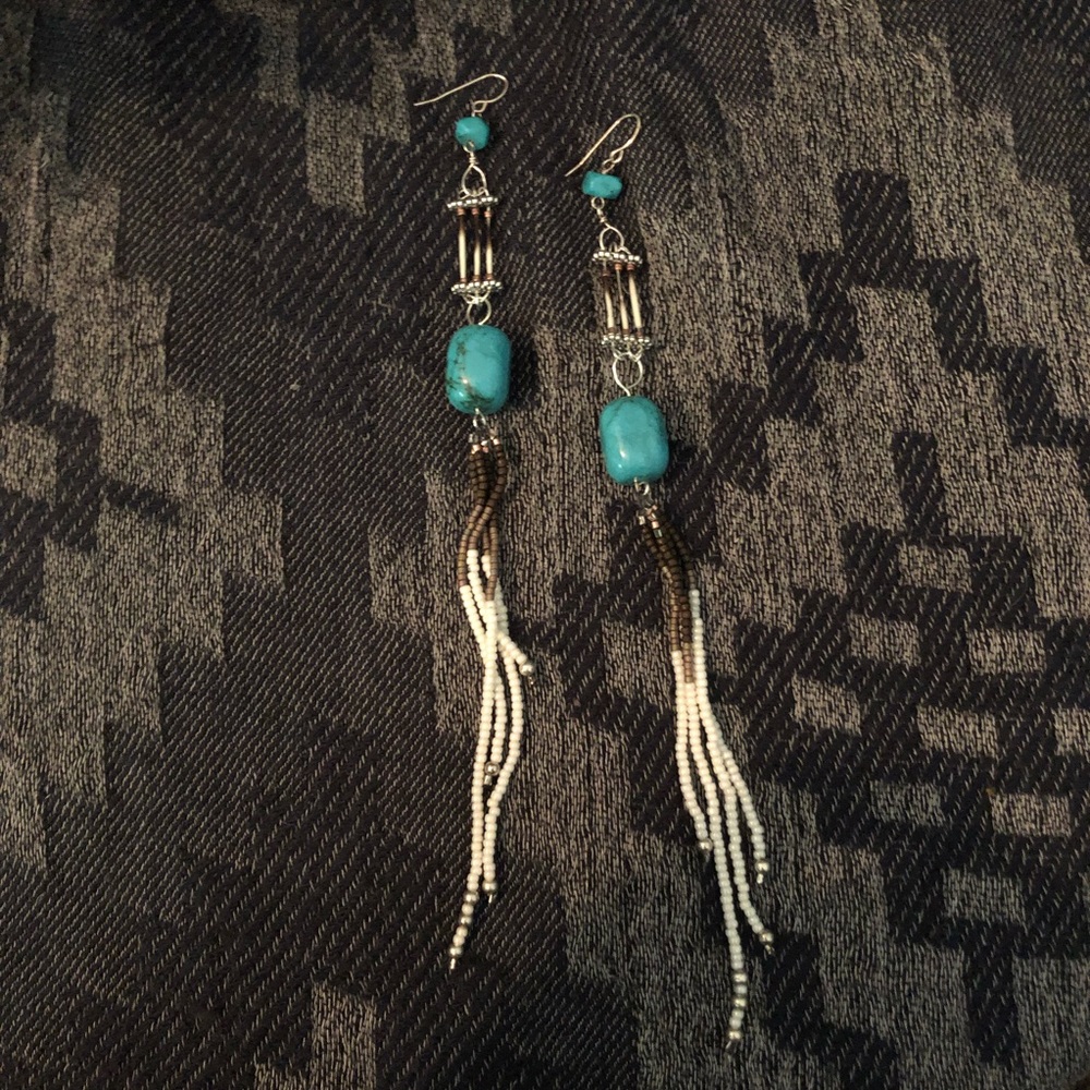 Real Native Maine Porcupine Quill Earrings